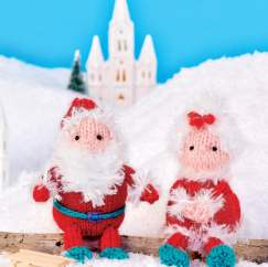 Santa Claus & Mrs Claus Knitting Pattern