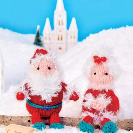 Santa Claus & Mrs Claus Knitting Pattern