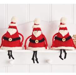 Santa Decorations Knitting Pattern