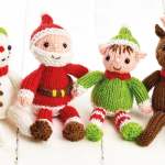 Elf and Snowman Knitting Pattern