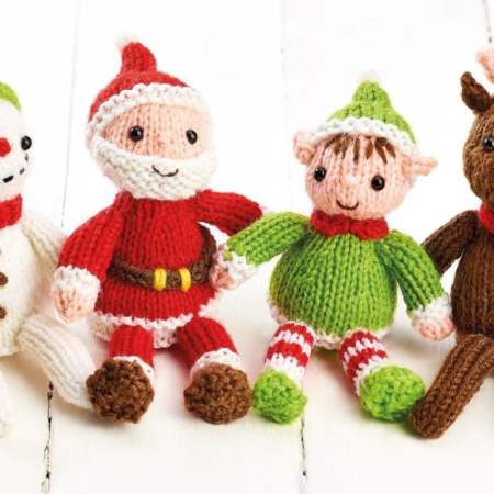Elf and Snowman Knitting Pattern