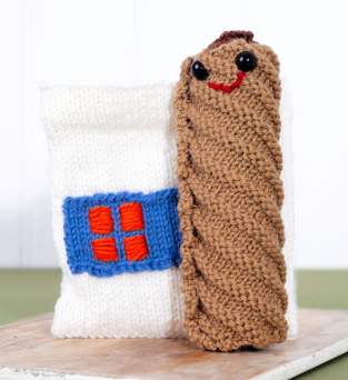 Gregg the Sausage Roll Knitting Pattern Knitting Pattern