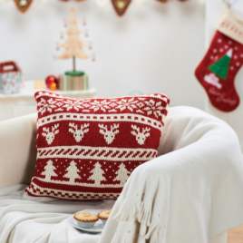 Scandi Christmas Cushion Knitting Pattern Knitting Pattern