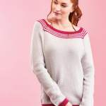 Learn to Knit A Top-Down Sweater Knitting Pattern