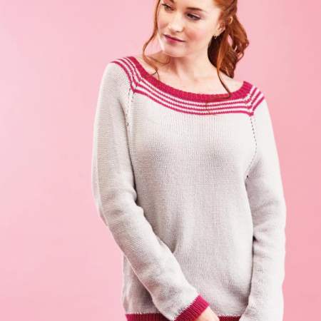 Learn to Knit A Top-Down Sweater Knitting Pattern