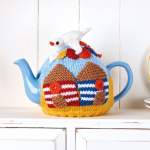 Beach Hut Tea Cosy Knitting Pattern Knitting Pattern