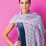Sequin Lace Wrap Knitting Pattern