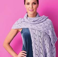 Sequin Lace Wrap Knitting Pattern
