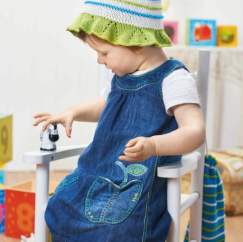 Toddler hat & bag set Knitting Pattern