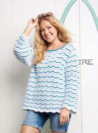 Shale Stitch Sweater Knitting Pattern