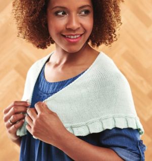 Learn To Knit A Pleated Shawl