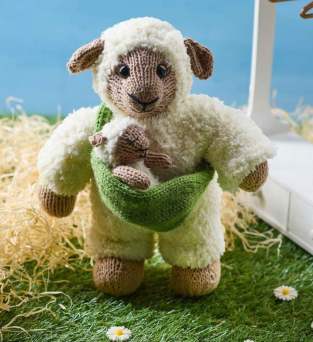 Sheep and Lamb Toy Playset Knitting Pattern Knitting Pattern