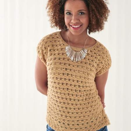 Shell Stitch Top Knitting Pattern