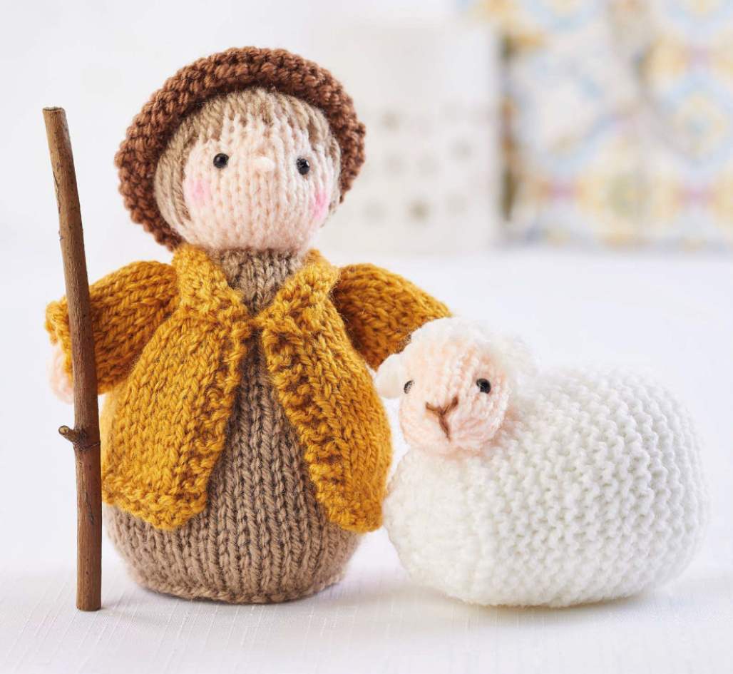 Classic Christmas Nativity Knitalong | Part Four - Shepherd and Sheep