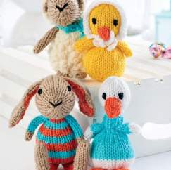 Quick Knit Easter Toys Knitting Pattern