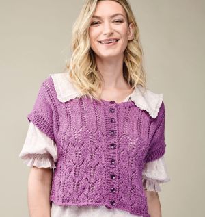 Short Sleeve Lace Cardigan