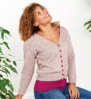 Sideways Cable Cardigan Knitting Pattern Knitting Pattern