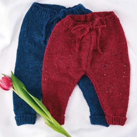 Simple Baby Trousers Knitting Pattern