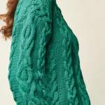 Simple Chunky Cable Jumper Knitting Pattern