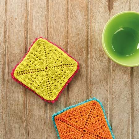 Simple Coasters Knitting Pattern