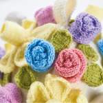 Knitted Pastel Flower Teacosy Project Knitting Pattern