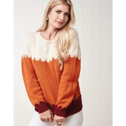 Simple Scallop Jumper Knitting Pattern Knitting Pattern