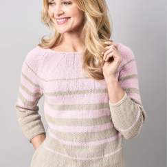 Simple Stripe Sweater Knitting Pattern