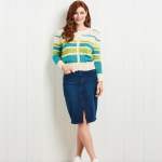 Simple Striped Cardi Knitting Pattern