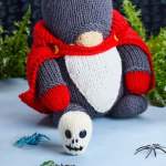 Count Gonkula | Halloween Gonk (Gnome) Knitting Pattern Knitting Pattern