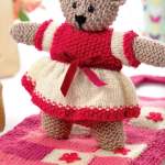 Sleeping Teddy Bear With Matching Bag Knitting Pattern