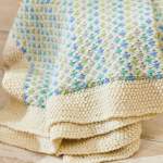 Slip Stitch Baby Blanket Knitting Pattern
