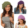 Slouchy Beanie Hat Knitting Patterns