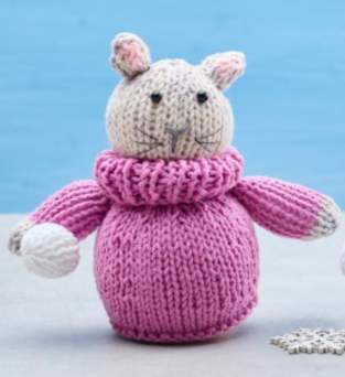 Snow Leopard Chocolate Orange Cover Knitting Pattern Knitting Pattern
