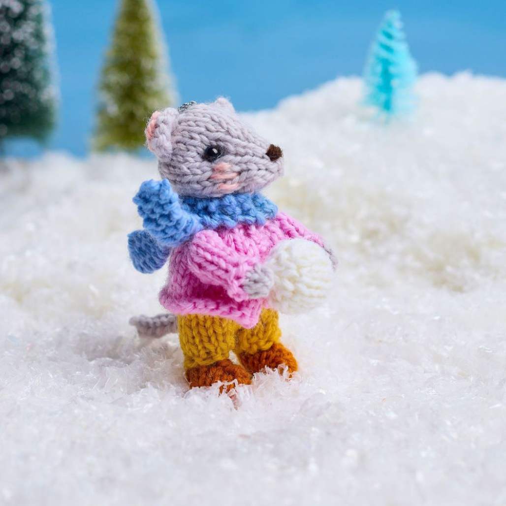 Merry Mice Bauble-along: Part Five - Snowball Mouse