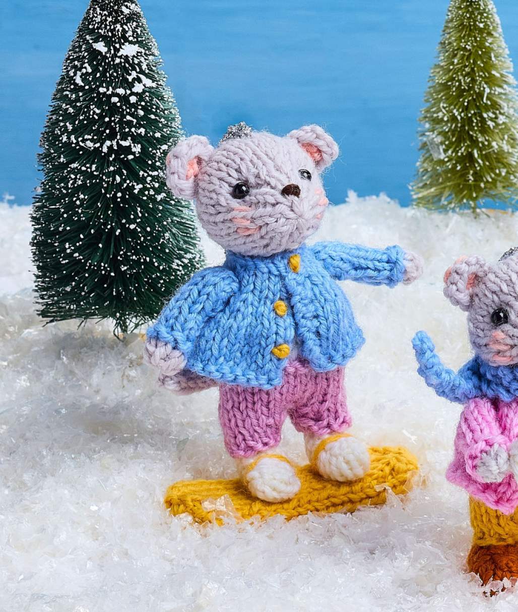 Merry Mice Bauble-along: Part Three - Snowboarding Mouse