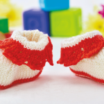Snowflake Booties Knitting Pattern