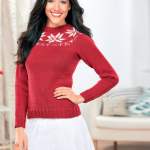 Snowflake Christmas Jumper Knitting Pattern