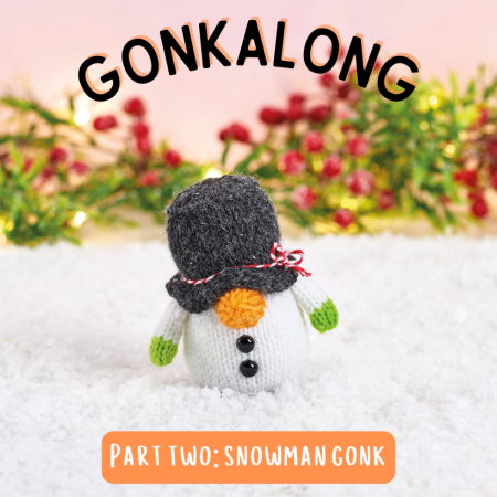 Gonkalong Part Two: Snowman Gonk Knitting Pattern
