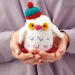 Fluffy Snowy Owl Toy Knitting Pattern Knitting Pattern