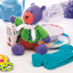 Colourful Teddy Bear with Clothes and Accessories Knitting Pattern Knitting Pattern