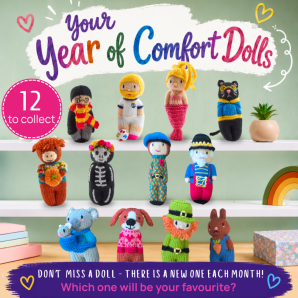 A Year of Comfort Dolls Knitting Patterns Knitting Pattern