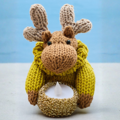 Animal Chocolate Orange Cover Knitting Pattern: Moose Knitting Pattern