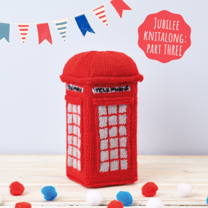 Jubilee Knitalong Part 3: Telephone Box Knitting Pattern