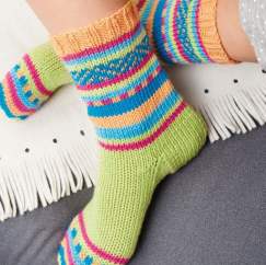 Socks On Two Needles Knitting Pattern