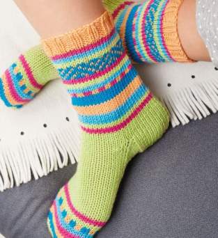 Socks On Two Needles | Beginner Knitting Pattern Knitting Pattern
