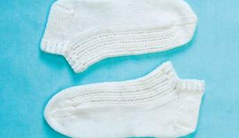 Beaded Trainer Socks Knitting Pattern