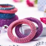 Knitted bangles, knitted headband, knitted necklace, knitted scarf Knitting Pattern