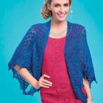 Two Way Sparkly Shawl Knitting Pattern