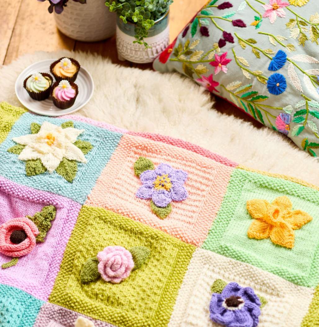 Spring Flowers Blanket Knitalong: Part Three