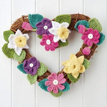 Spring Wreath Knitting Pattern